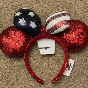 Disney Patriotic Sequin Minnie Mouse Ears